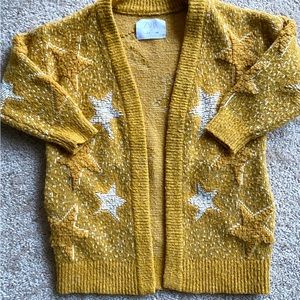 ZARA star cardigan GIRLS 6-7